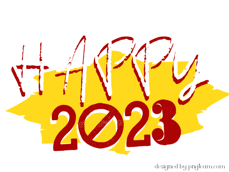 Happy 2023 Transparent Image