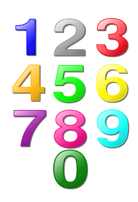 1 To 10 Numbers PNG Image in High Definition pngteam.com