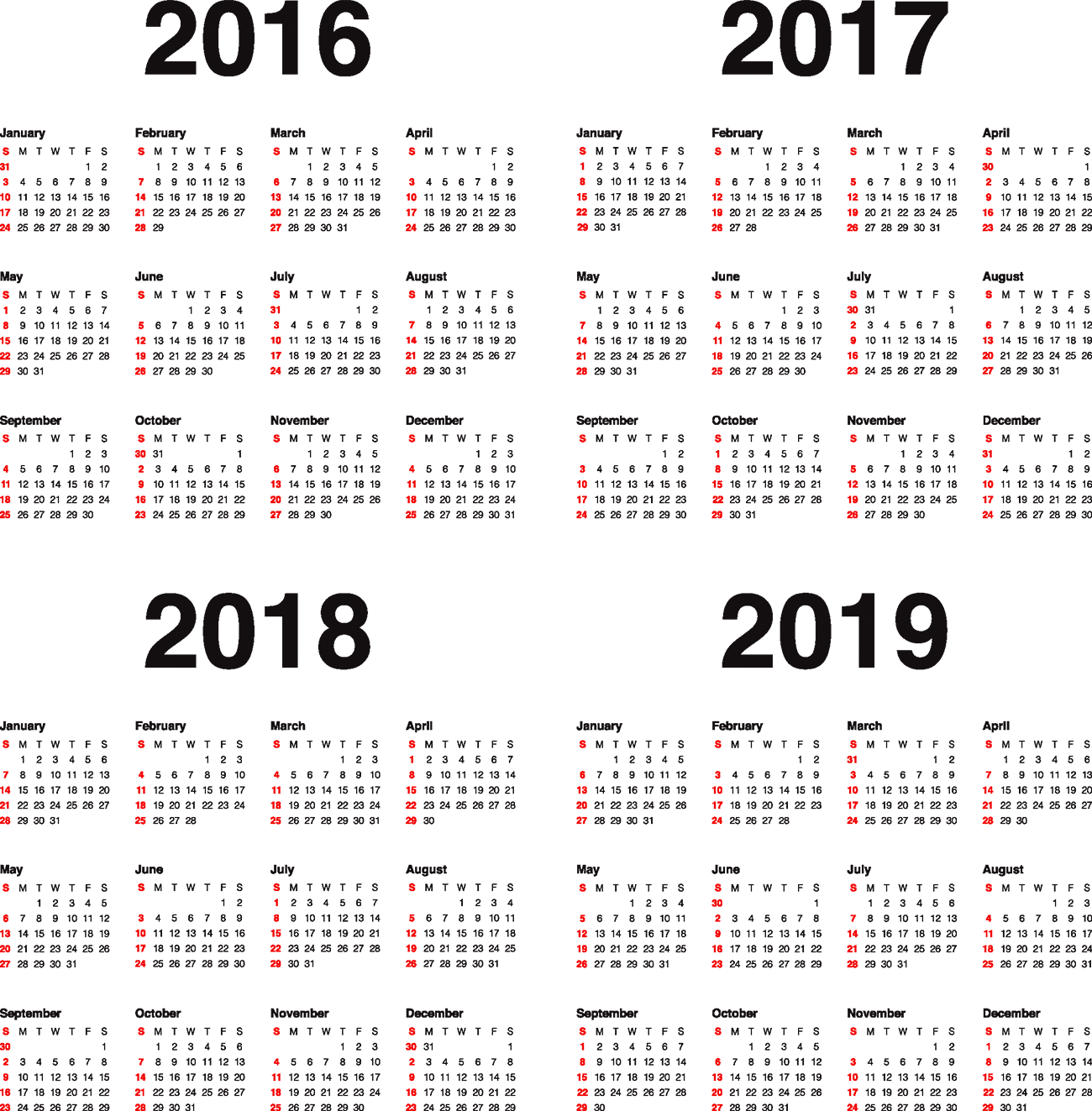 2017 Calendar PNG Transparent pngteam.com