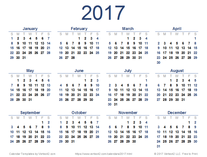 2017 Calendar PNG Image in Transparent pngteam.com