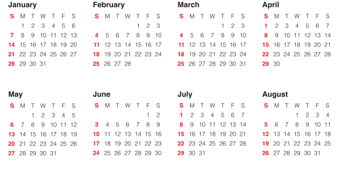 2018 Calendar PNG Picture pngteam.com