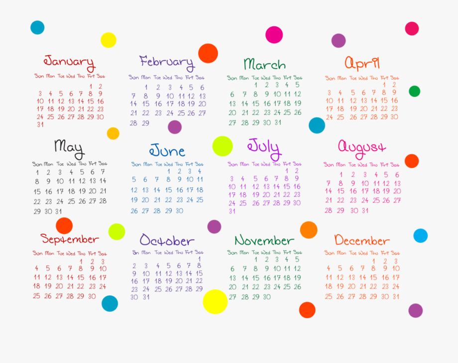 2018 Calendar PNG Picture pngteam.com