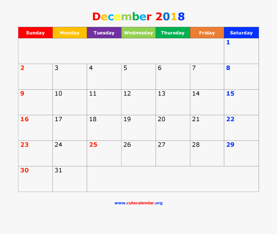 2018 Calendar PNG Transparent pngteam.com