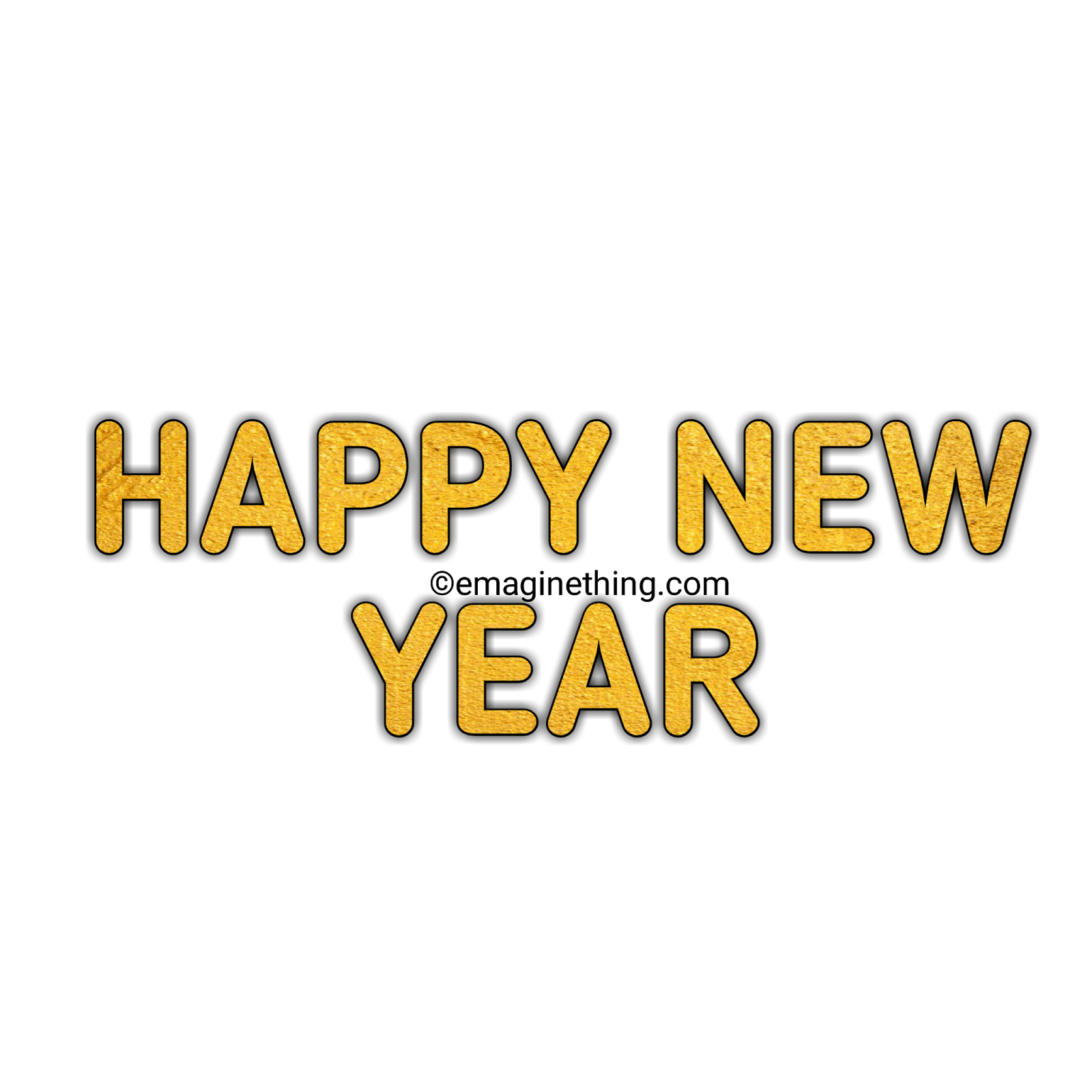 2019 New Year Text PNG HQ Image pngteam.com
