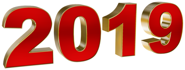 2019 New Year Text PNG File pngteam.com