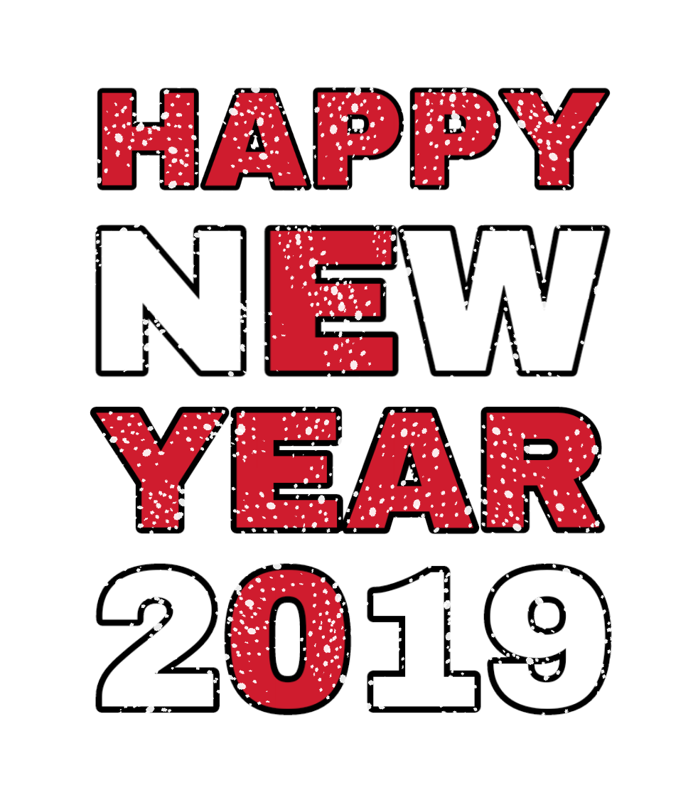 2019 New Year Text PNG Photo pngteam.com