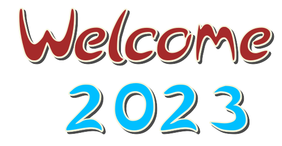 Welcome 2023 PNG transparent