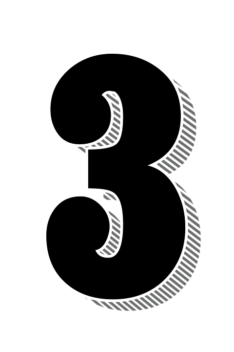 3 Number PNG HD and HQ Image pngteam.com