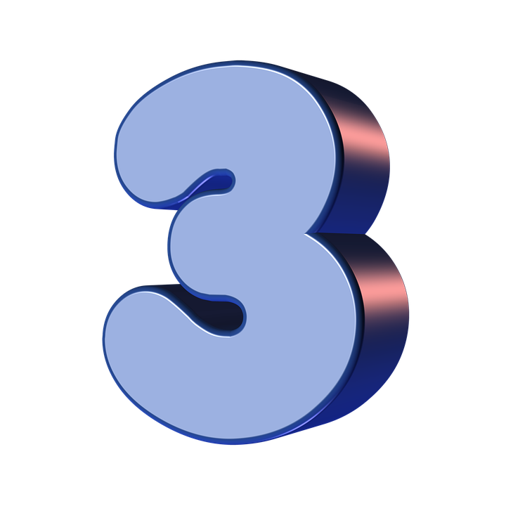 3 Number PNG Picture pngteam.com