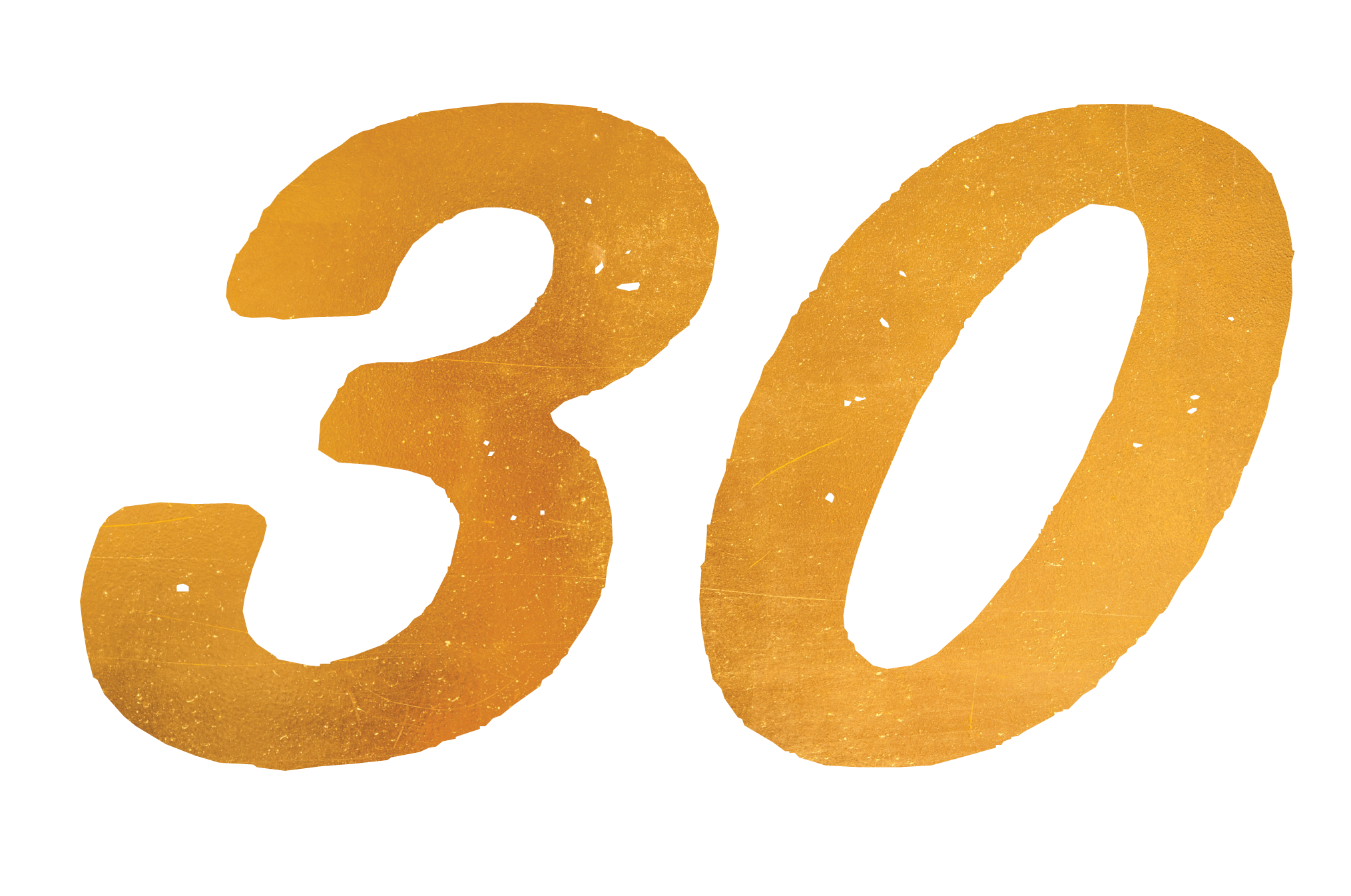 30 Number PNG HD - 30 Number Png