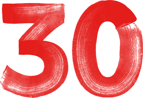 30 Number PNG File