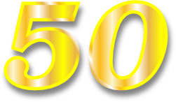 50 Number PNG Photo