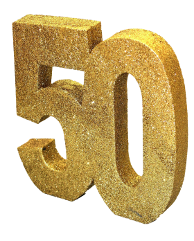 50 Number PNG Image in High Definition