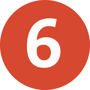 6 Number PNG HD Image - 6 Number Png