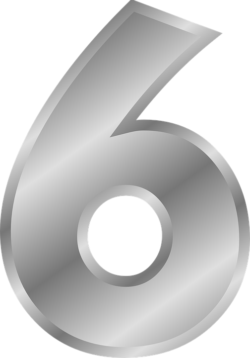 6 Number PNG HD and Transparent - 6 Number Png