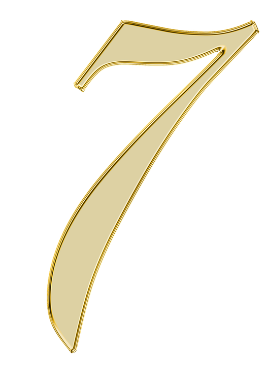 7 Number PNG File pngteam.com