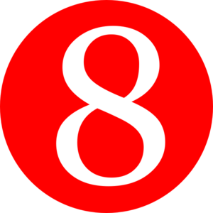 8 Number PNG HD pngteam.com