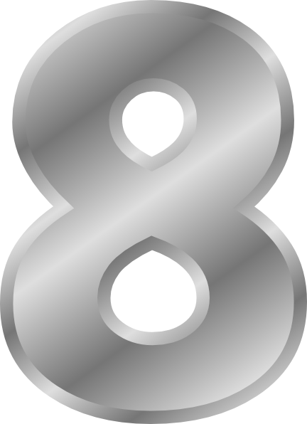 8 Number PNG HD File pngteam.com