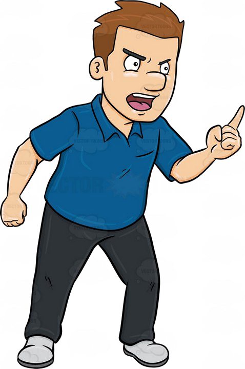 Angry Person PNG HD File
