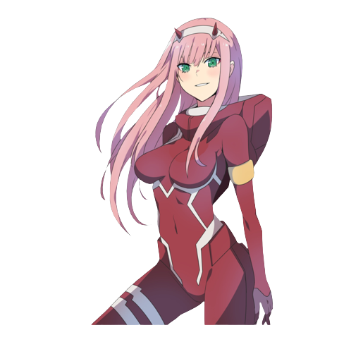 Darling in the franxx Zero Two Fullbody PNG pngteam.com