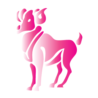 Horoscope Pink Aries Sign PNG Images - Aries Png