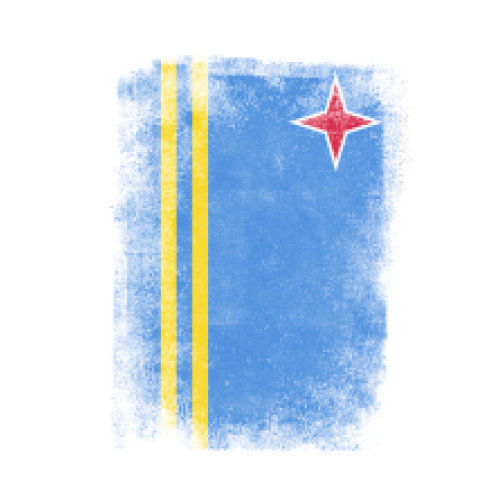 Aruba Flag Vertical PNG Images Transparent - Aruba Flag Png