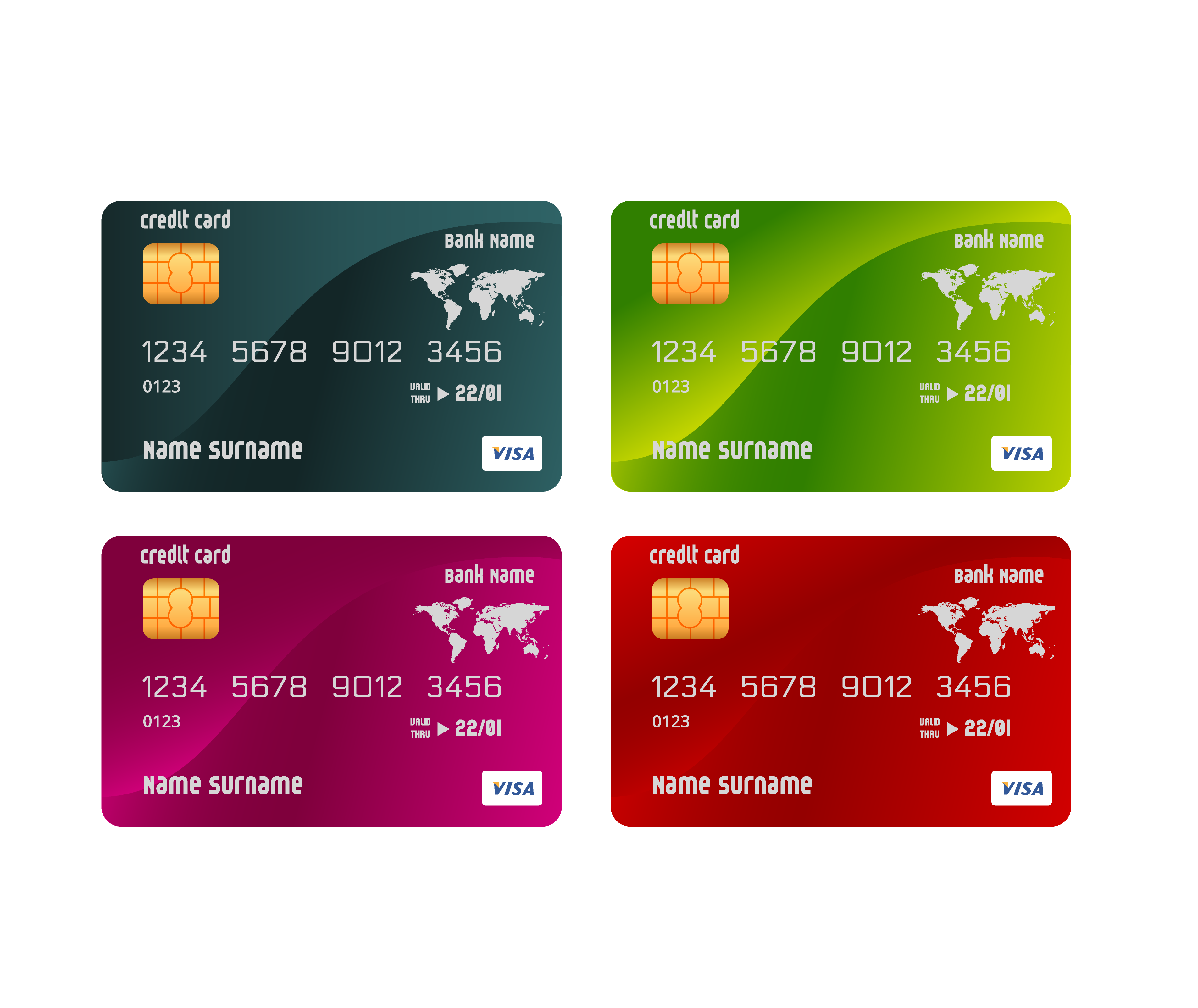 Atm Card Templates PNG Image in High Definition pngteam.com