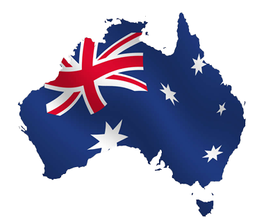 Australia Flag Map PNG in Transparent pngteam.com