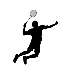 Badminton Silhouette PNG High Definition Photo Image pngteam.com