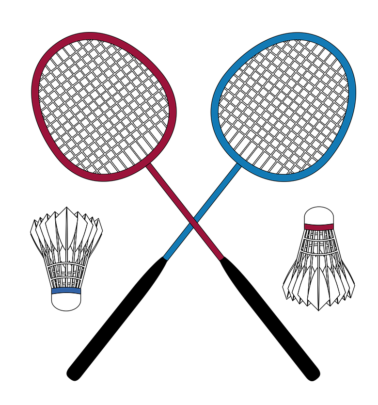 Badminton Rackets PNG Image in High Definition - Badminton Png