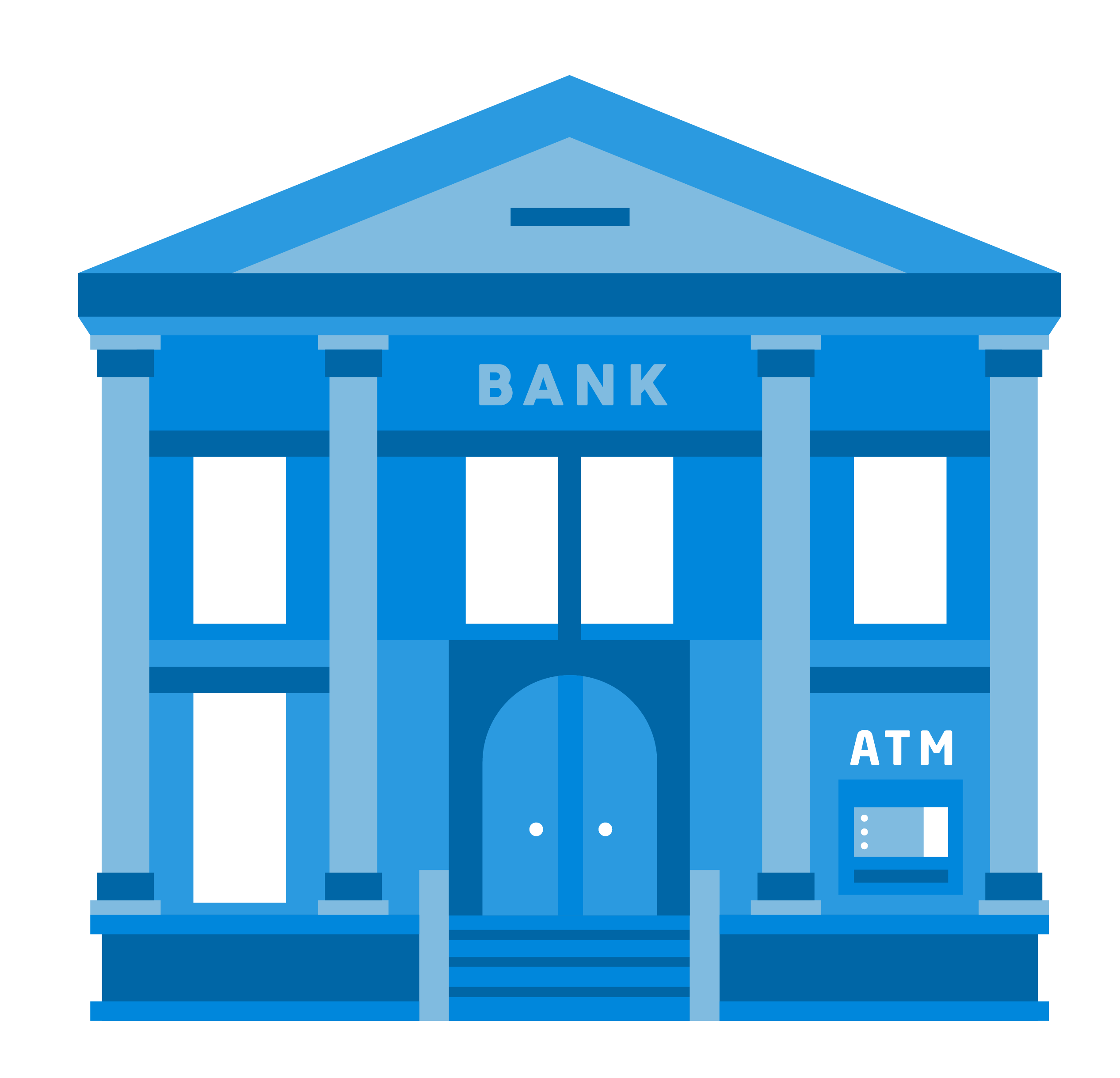 Bank Icon PNG Transparent Picture Bank with ATM icon pngteam.com