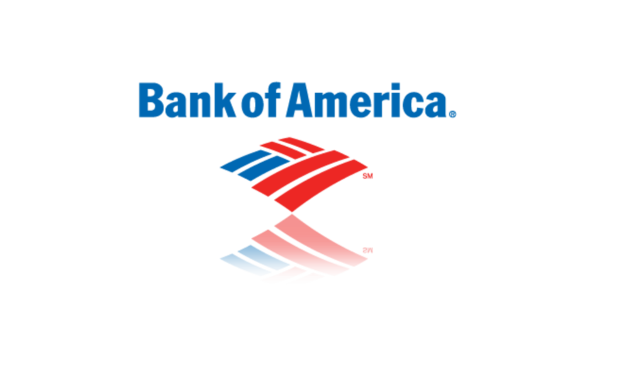 Bank of America Logo Shadow Effect PNG Transparent