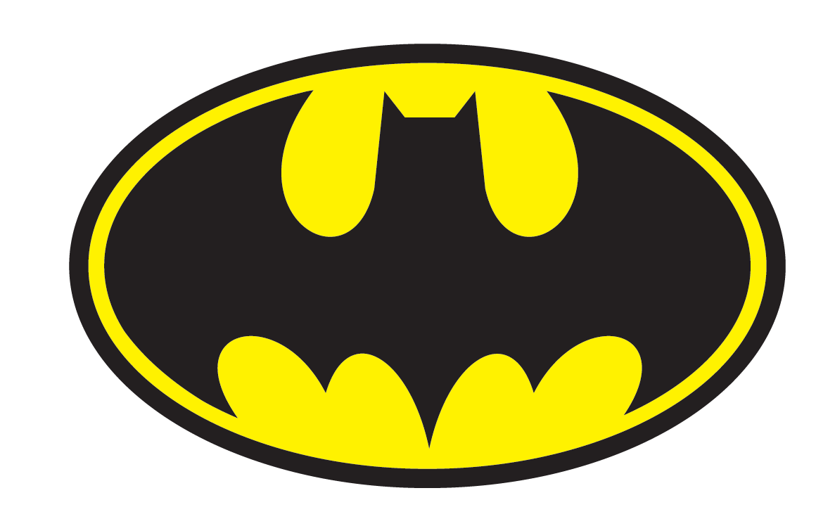 Batman Yellow Black Logo PNG HQ Image pngteam.com