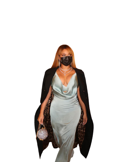 Beyonce Wearing a mask PNG pngteam.com