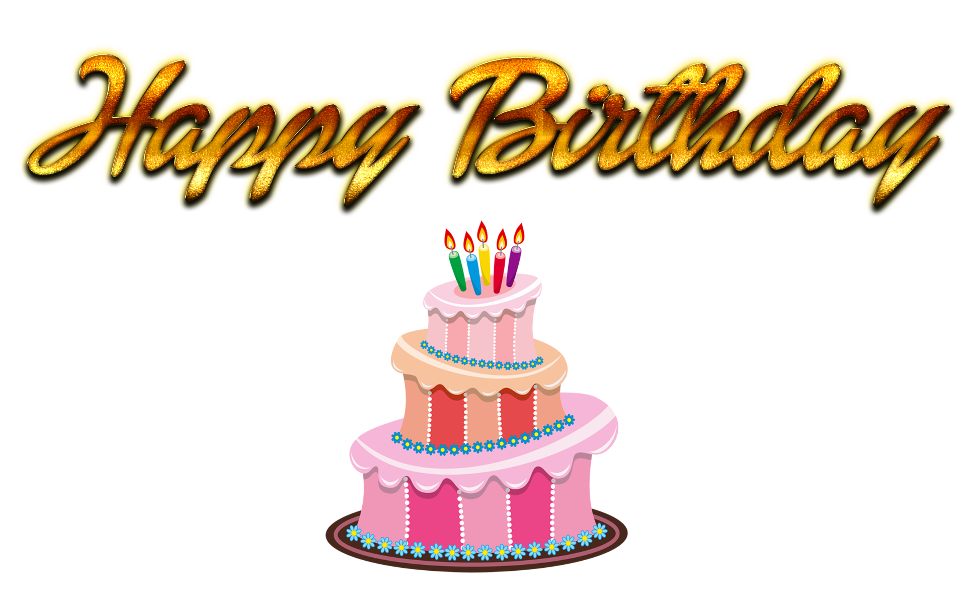 Birthday Cake PNG Image in Transparent