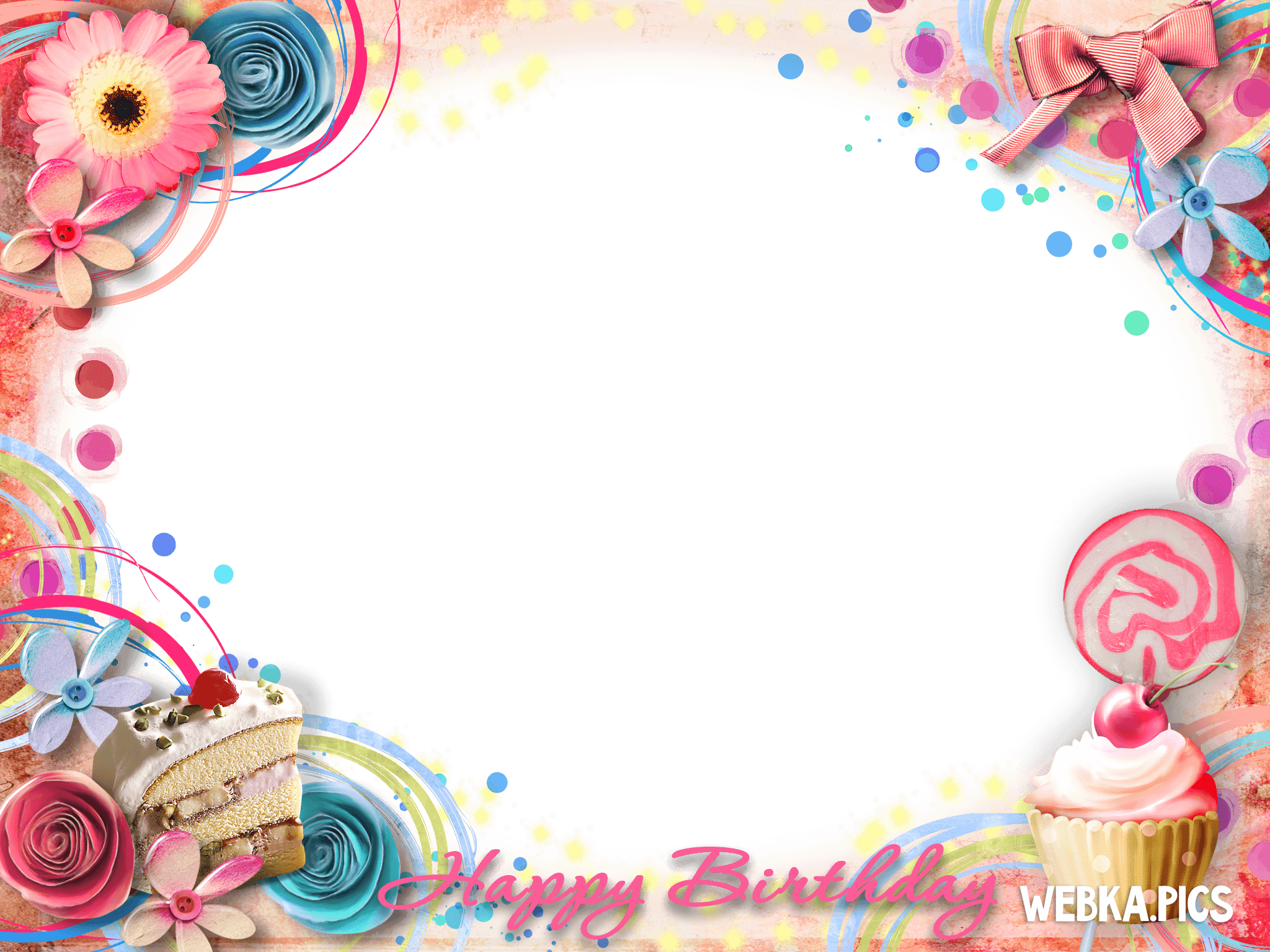 Birthday Collage Frame PNG Best Image pngteam.com