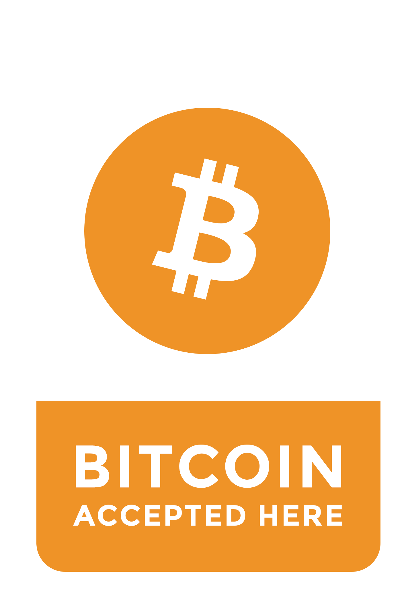 Bitcoin Accepted Here Button PNG HD pngteam.com