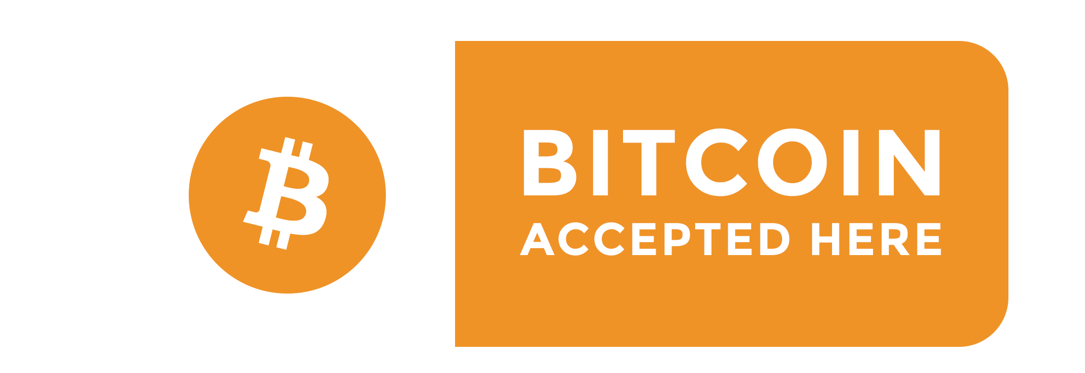 Bitcoin Accepted Here Button  Transparent PNG HQ Image pngteam.com