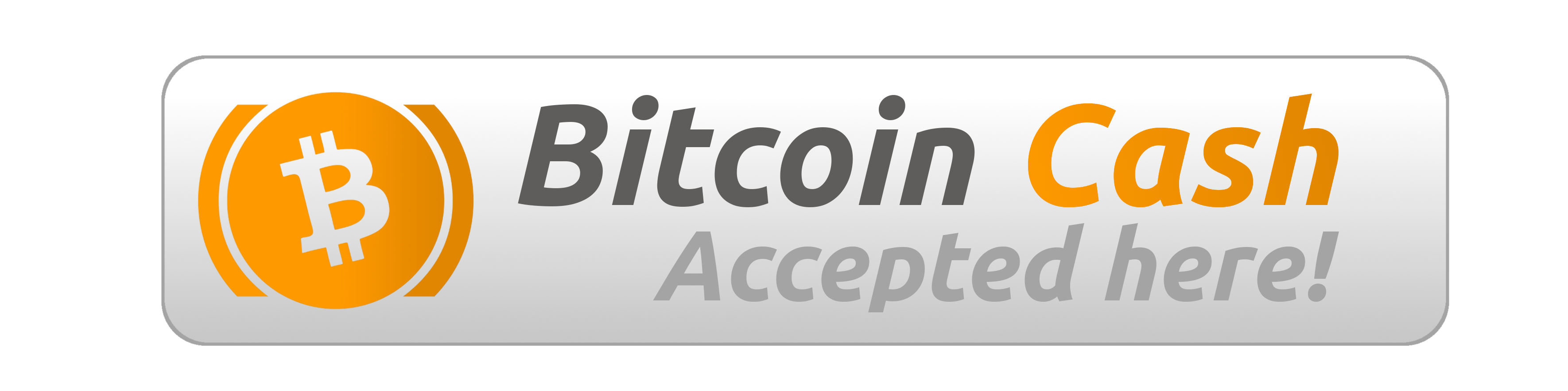 Bitcoin Cash Accepted Here Button PNG HD File Transparent pngteam.com