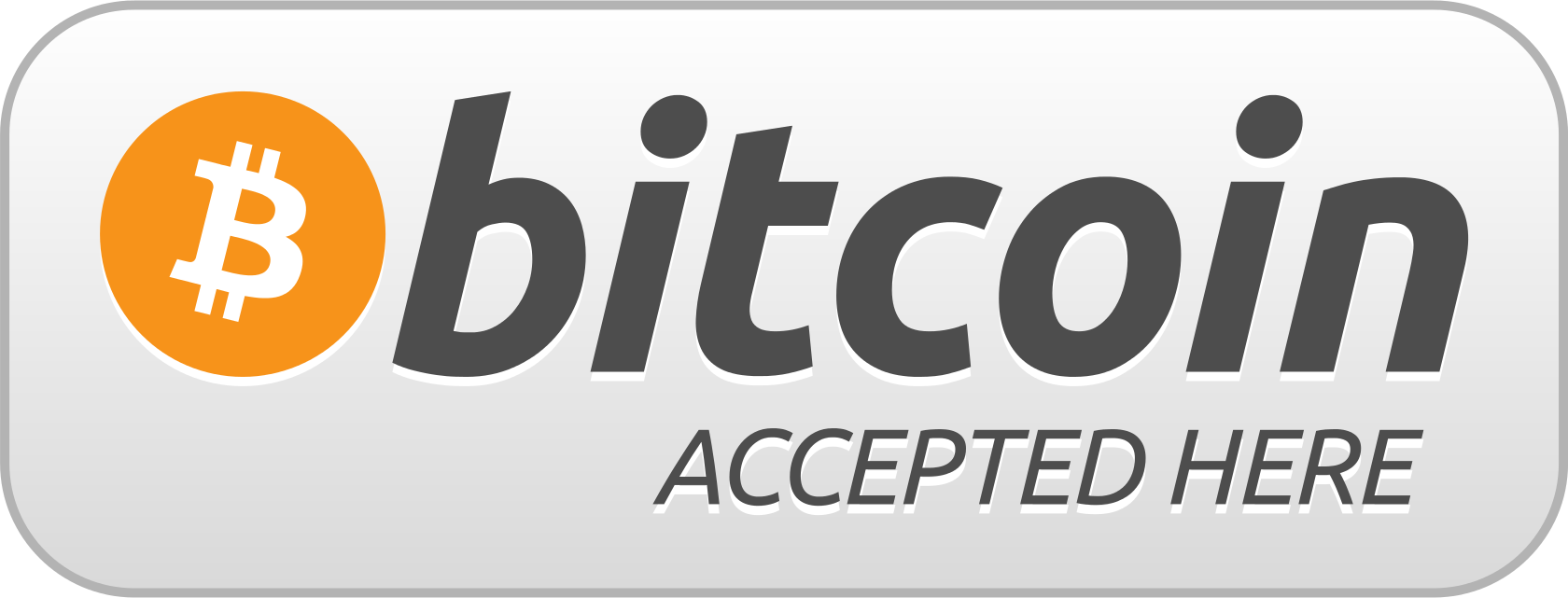 Bitcoin Accepted Here PNG HD
