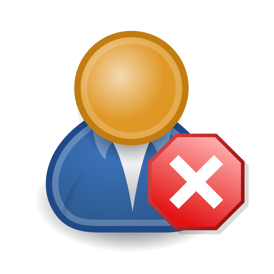 Blocked User PNG HD Image Transparent Banned User Icon PNG pngteam.com