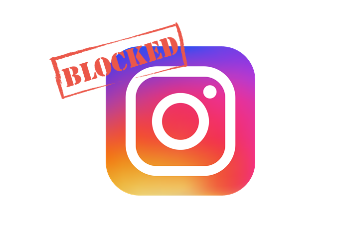 Instagram Blocked Icon PNG Transparent Background