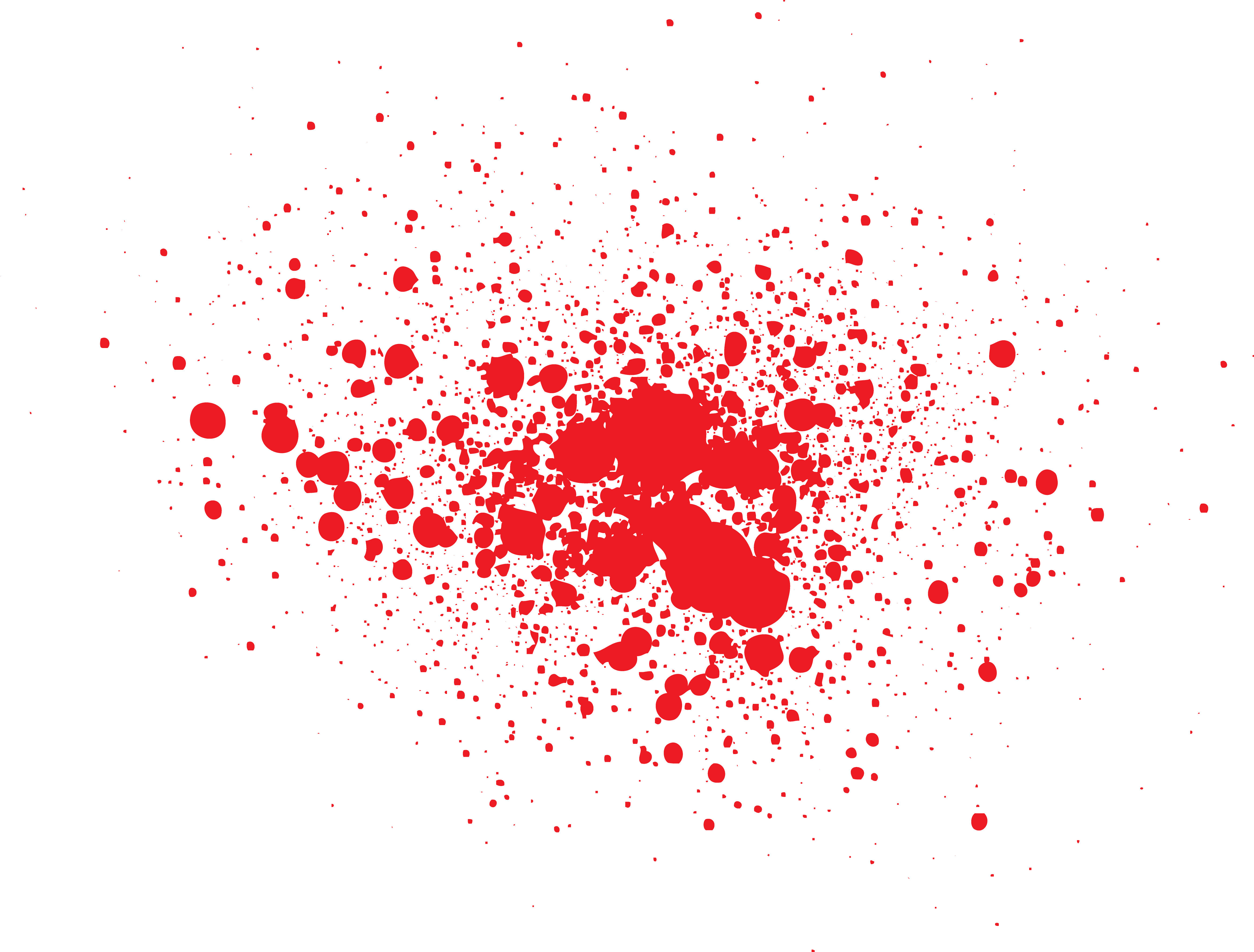 Blood Splatter Paint PNG HD Images