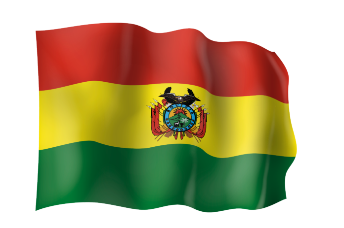 Waving Bolivia Flag PNG HD pngteam.com