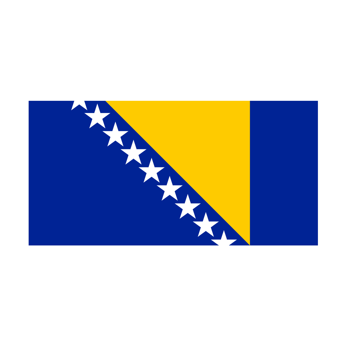 Bosnia And Herzegovina Flag PNG Image in Transparent pngteam.com