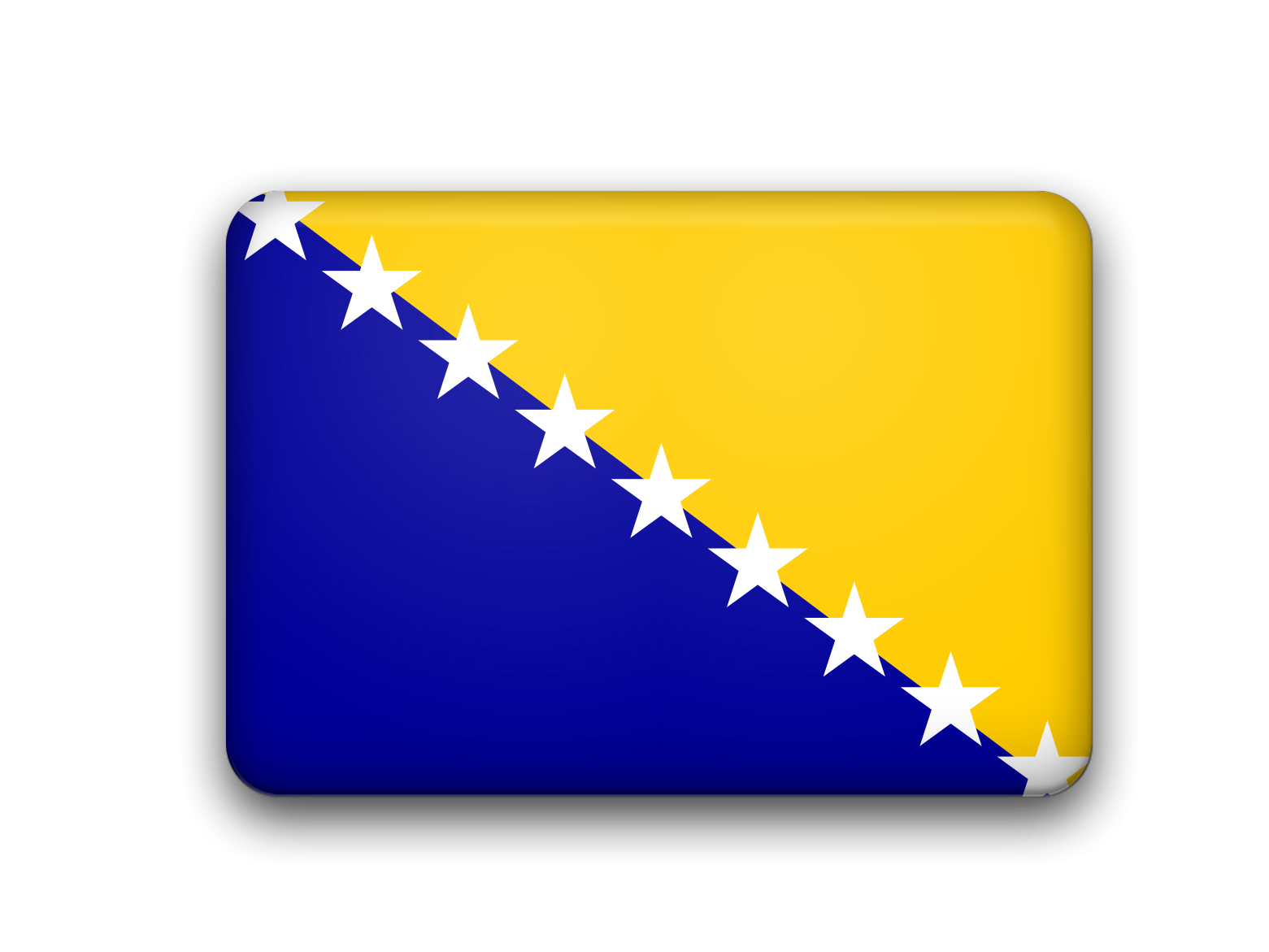Bosnia And Herzegovina Flag Logo PNG HD File pngteam.com