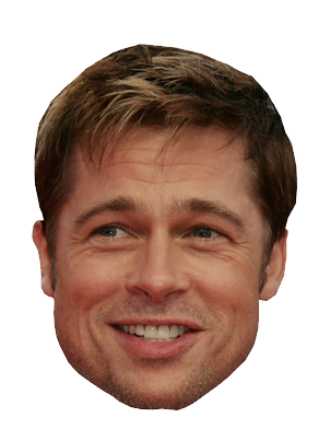 Brad Pitt Head Cut Out PNG HD Images pngteam.com