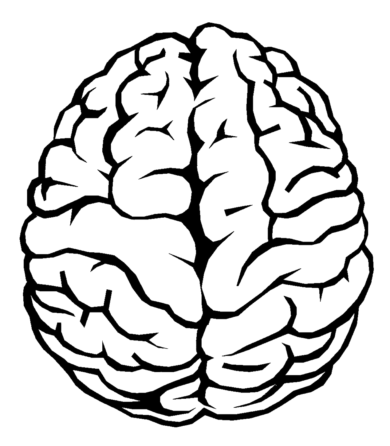 Brain Outline PNG File - Brain Png