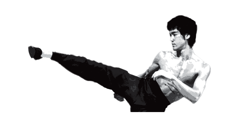 Bruce Lee Kick PNG HD Images Transparent pngteam.com