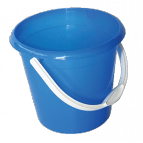 Bucket Blue Plastic PNG HD  pngteam.com